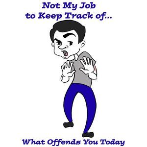 What Offends You Today VinDicktive Mens White 50/50 Short Sleeve T Shirt XL